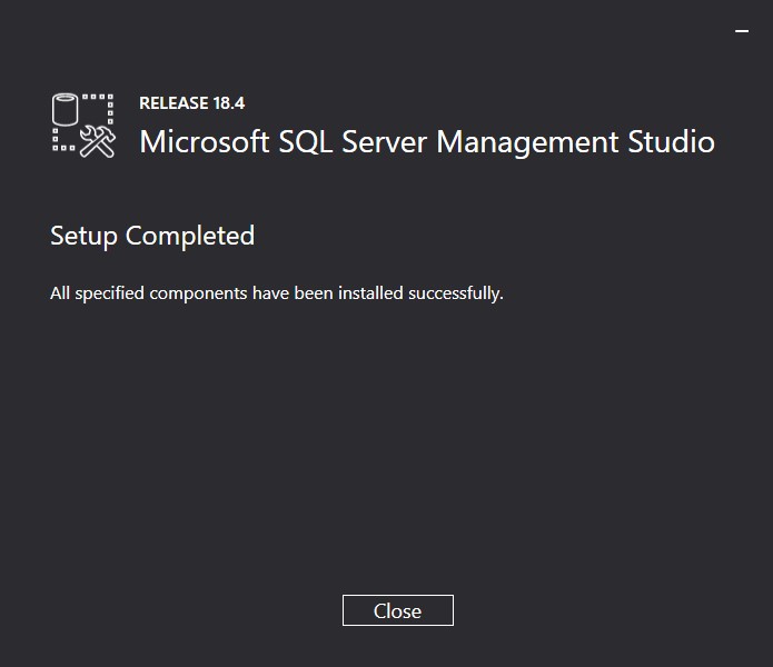 SQL Server Management Studio