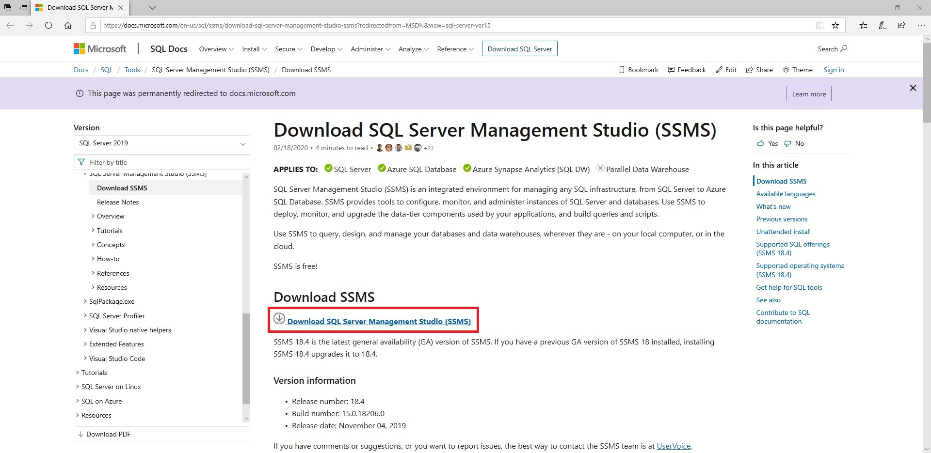 SQL Server Management Studio